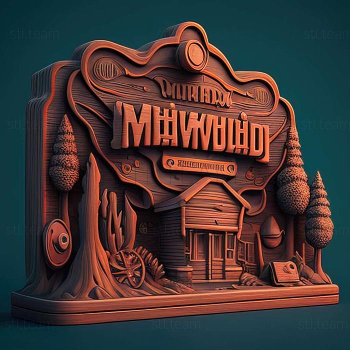 3D model Thimbleweed Park game (STL)